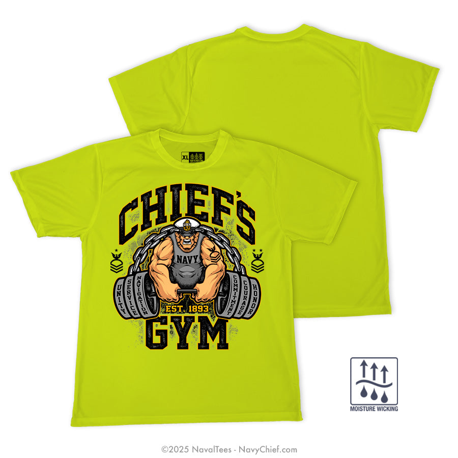 "Chiefs Gym" Wicking Tee | Navy