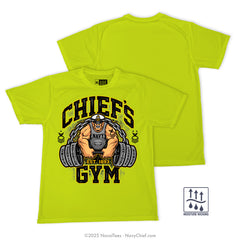 "Chiefs Gym" Wicking Tee | Navy