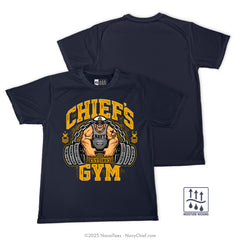 "Chiefs Gym" Wicking Tee | Navy