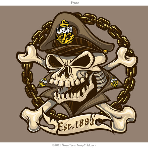 "CPO Brew" Tee | Left Chest | NWU
