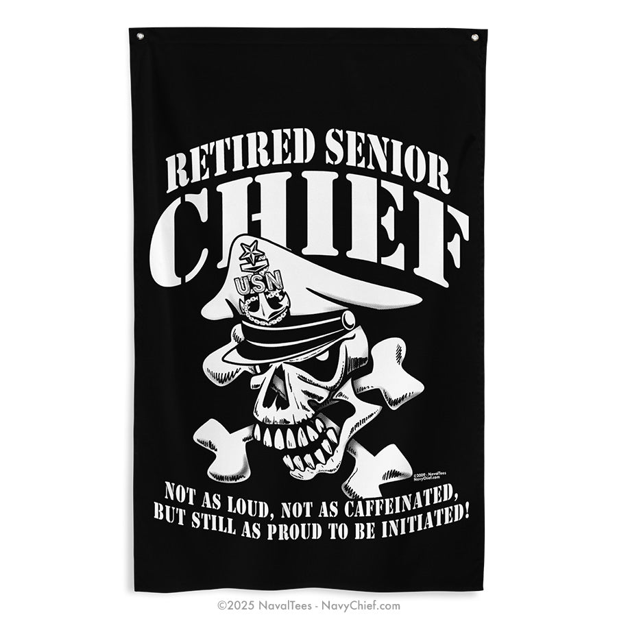 "Retired Skull" Flag | 55" x 34"