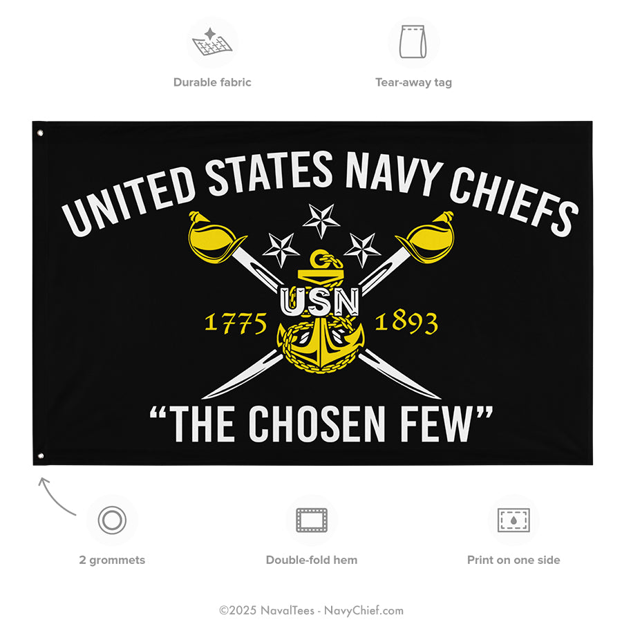 "Crossed Cutlass" Flag | 55" x 34"