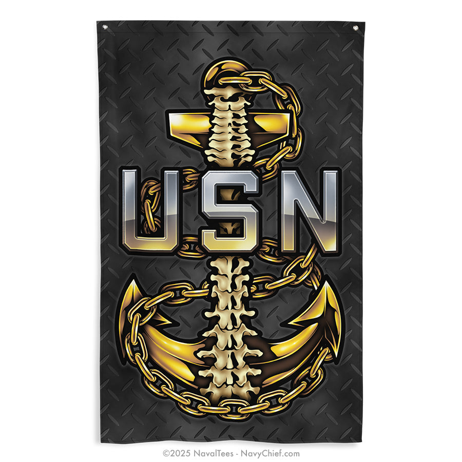 "Backbone Anchor" Flag | 55" x 34"