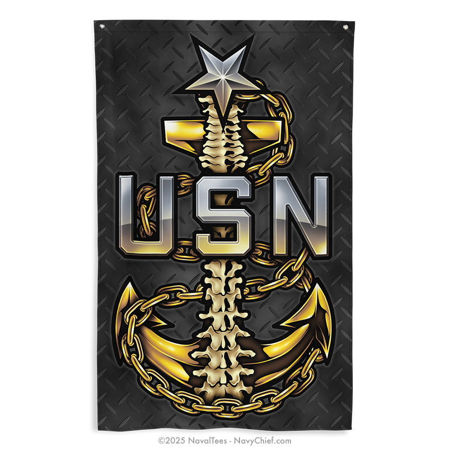 "Backbone Anchor" Flag | 55" x 34"