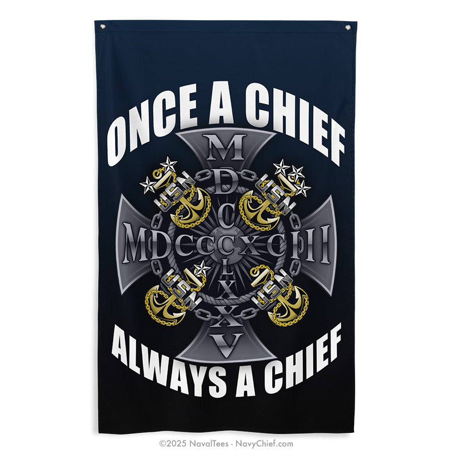 "Once A Chief" Flag | 55" x 34"