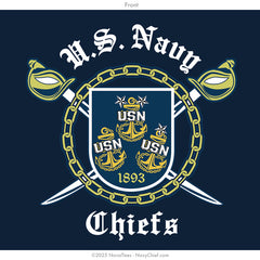 "Dont Tread" Wicking Tee | Navy