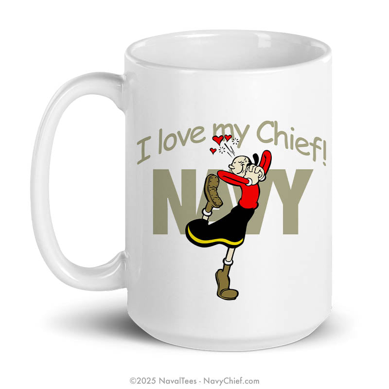 Olive Oyl "Love My Chief" | Coffee Mug