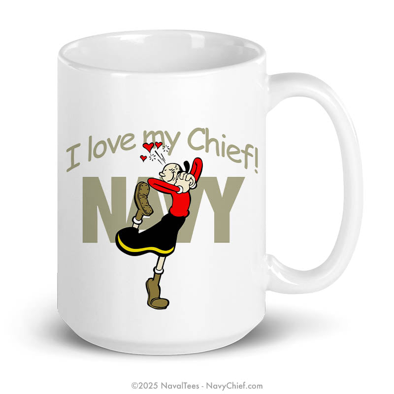 Olive Oyl "Love My Chief" | Coffee Mug