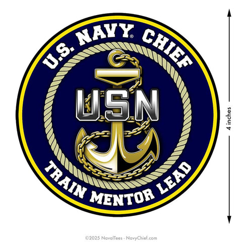 "Train Mentor Lead" | 4 inch Vinyl Decal