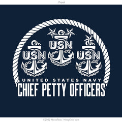 "Carried to Sea" Crewneck Sweatshirt - Navy