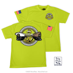 "Train Mentor Lead" Wicking Tee | Silver