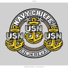 "Train Mentor Lead" Wicking Tee | Silver