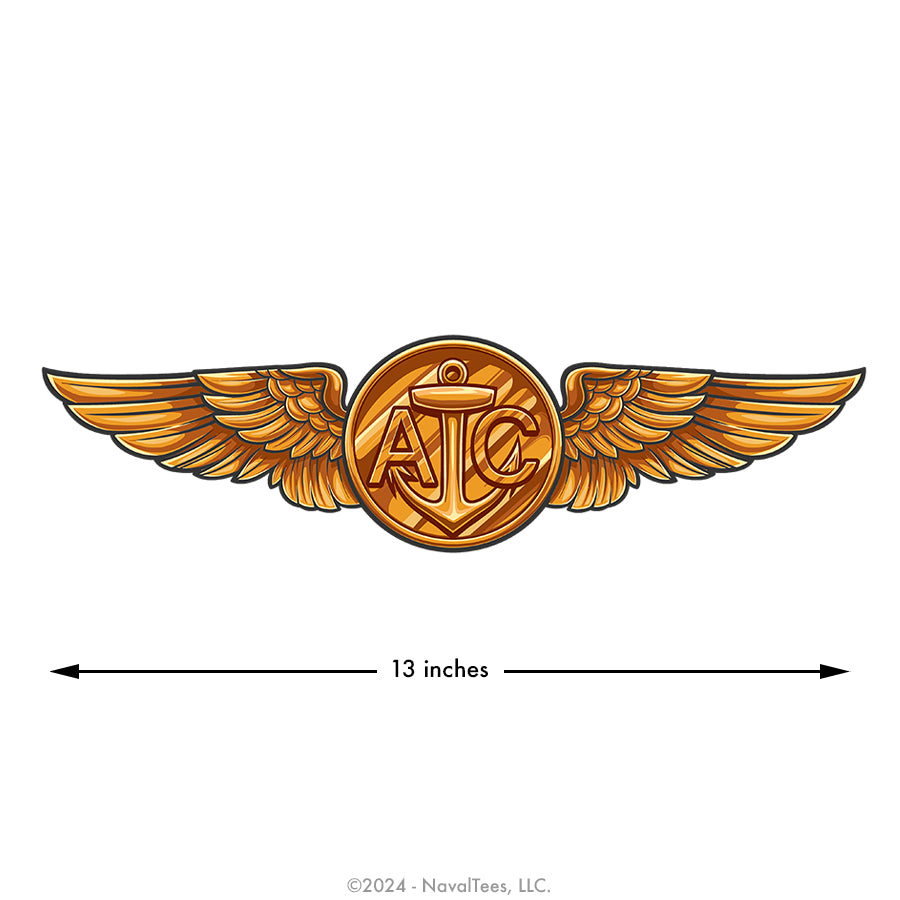 "Naval Aircrewman" Vinyl Sticker | 3.75 x 13 in