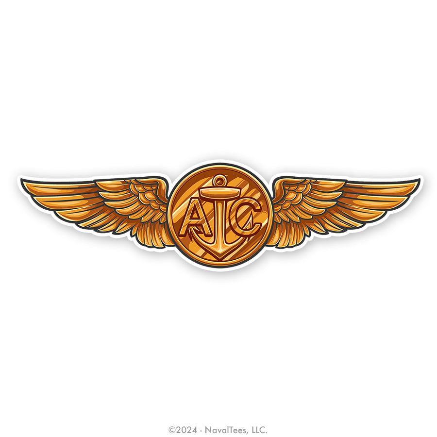 "Naval Aircrewman" Vinyl Sticker | 3.75 x 13 in