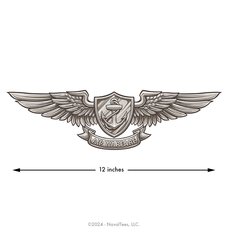 "Aviation Warfare" Vinyl Sticker | 3.75 x 12 in