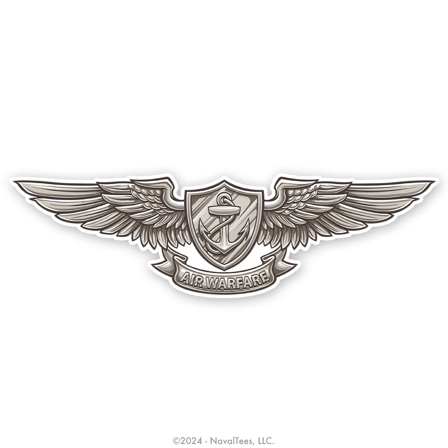 "Aviation Warfare" Vinyl Sticker | 3.75 x 12 in