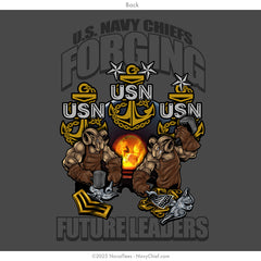 "Forging Future Leaders" Wicking Tee | Charcoal
