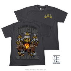 "Forging Future Leaders" Wicking Tee | Charcoal