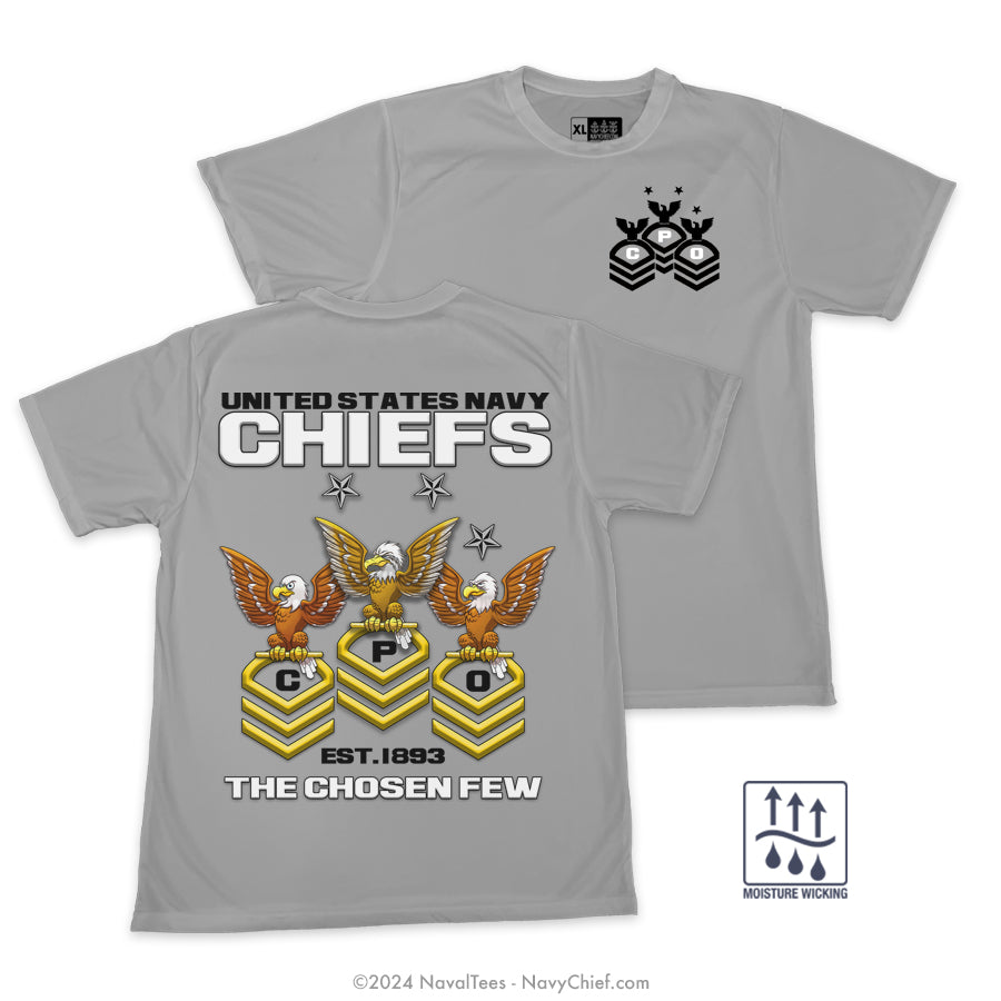 "Old Crows" Wicking Tee | Grey