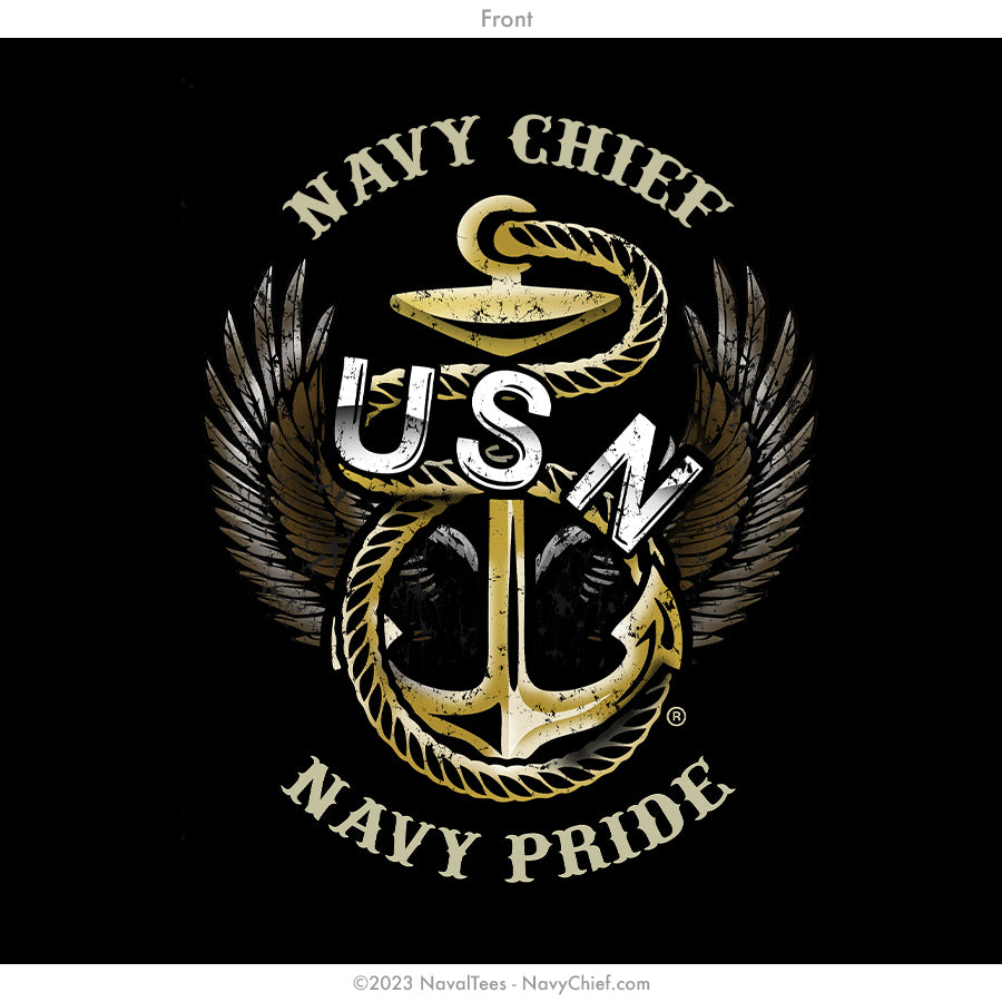 "Honor the Anchor" Wicking Tee | Black