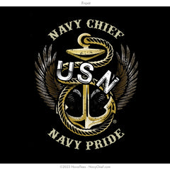 "Honor the Anchor" Wicking Tee | Black