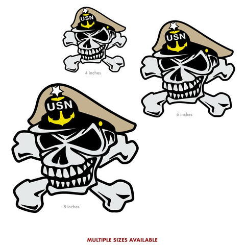 Navy Senior Chief "Skull and Crossbones" | Vinyl Decals
