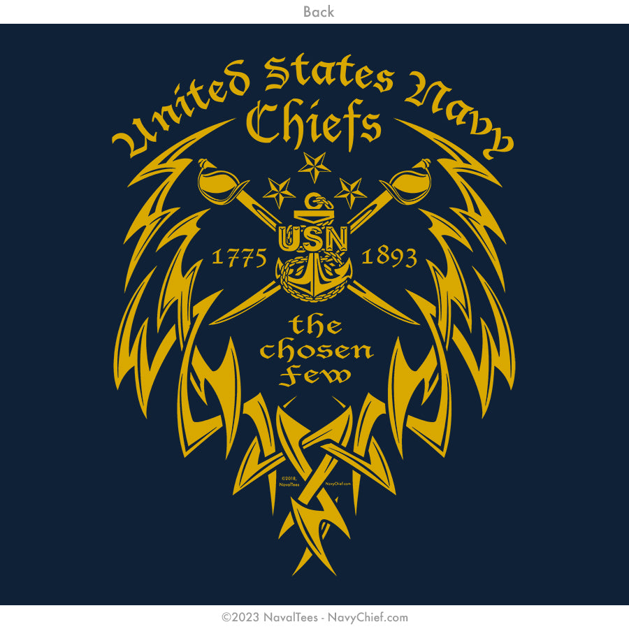 "Chosen Few Tribal" Wicking Tee | Navy