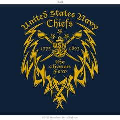 "Chosen Few Tribal" Wicking Tee | Navy