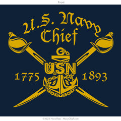 "Chosen Few Tribal" Wicking Tee | Navy