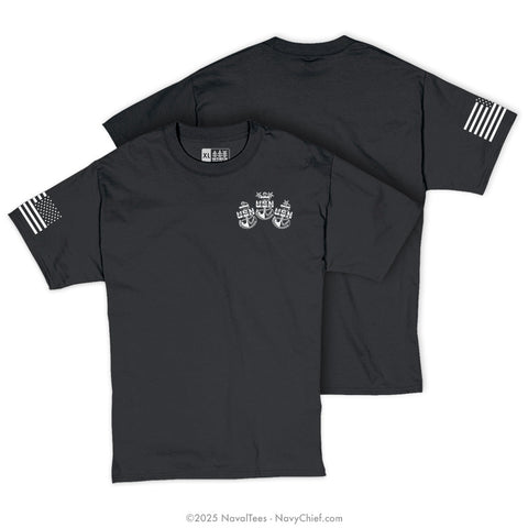 "Blood of the Chief" Tee | Left Chest | Black
