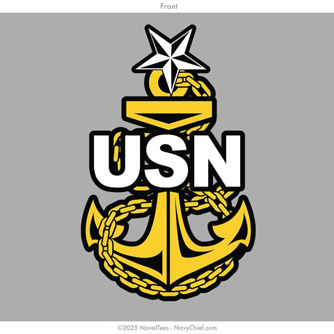 "Embroidered SCPO Anchor" Polo | Grey