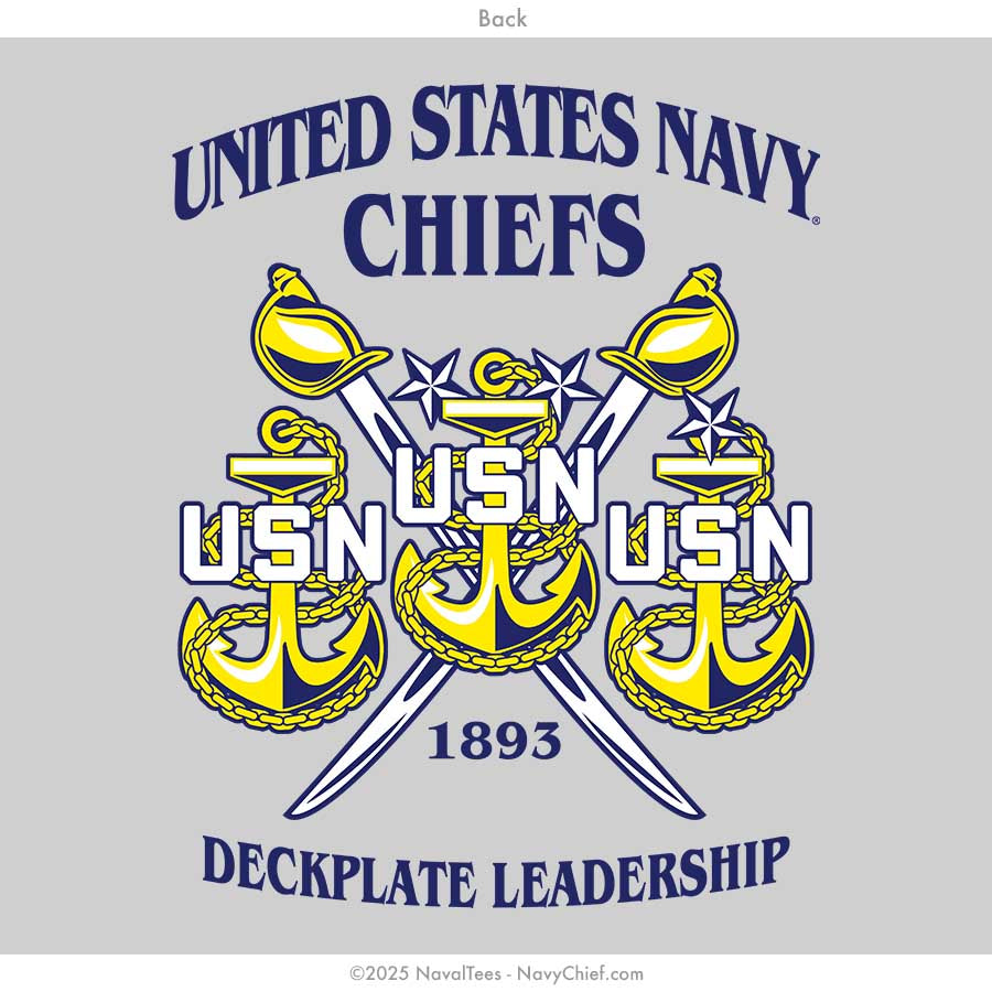 "Crossed Cutlass" Wicking Tee | Silver