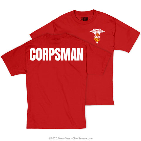 "Corpsman Text" Tee