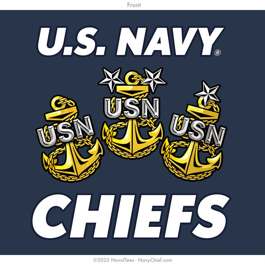 "Steel Beach Chiefs" Tee | Navy