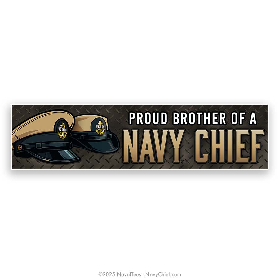 "Proud Brother" Bumper Sticker | 15 in Vinyl Decal