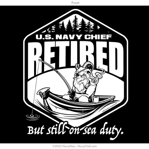 "Sea Duty" Crewneck Sweatshirt - Black