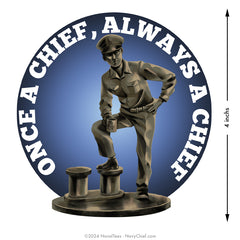 "Chief Statue" | 4 inch Vinyl Decal