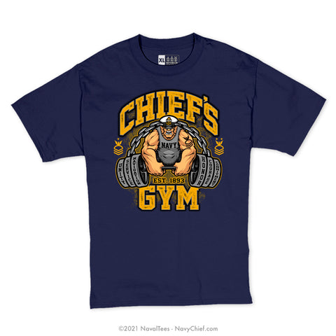 "Chief's Gym" Tee | Navy