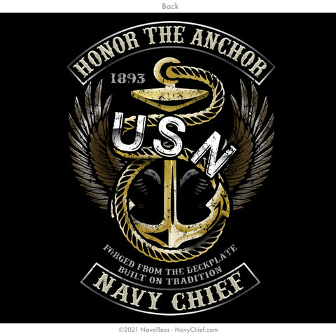 "Honor The Anchor" Tee | Black