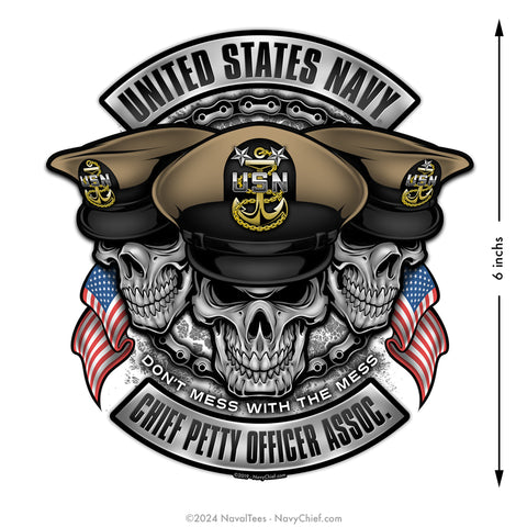 "Patriotic Bikers" | 6 inch Magnetic Decal