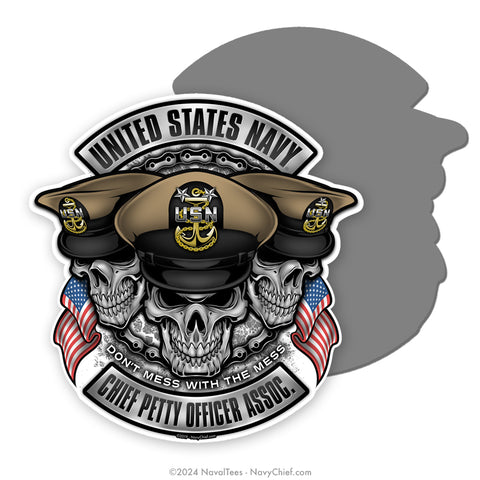 "Patriotic Bikers" | 6 inch Magnetic Decal