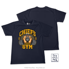 "Chiefs Gym" Wicking Tee | Navy