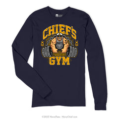 "Chiefs Gym" Long Sleeve Tee | Navy