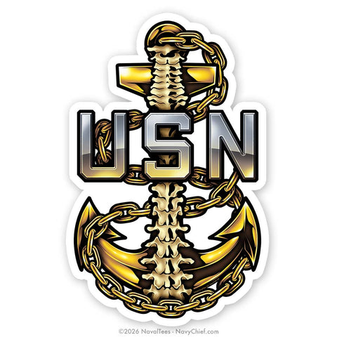 "Anchor Backbone" | 4 inch Vinyl Decal