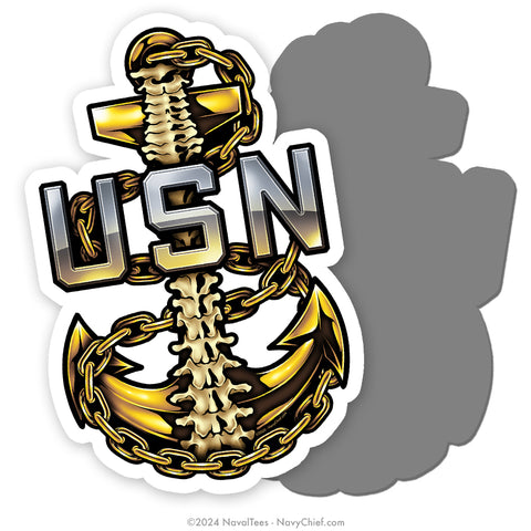 "CPO Backbone Anchor" | 7 inch Magnetic Decal