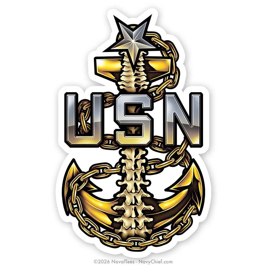 "Anchor Backbone" | 4 inch Vinyl Decal