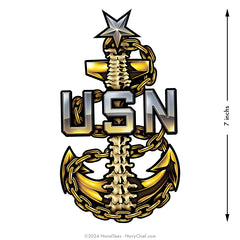 "SCPO Backbone Anchor" | 7 inch Magnetic Decal