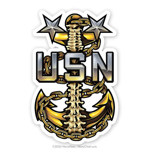 "MCPO Anchor Backbone" | 4 inch Vinyl Decal