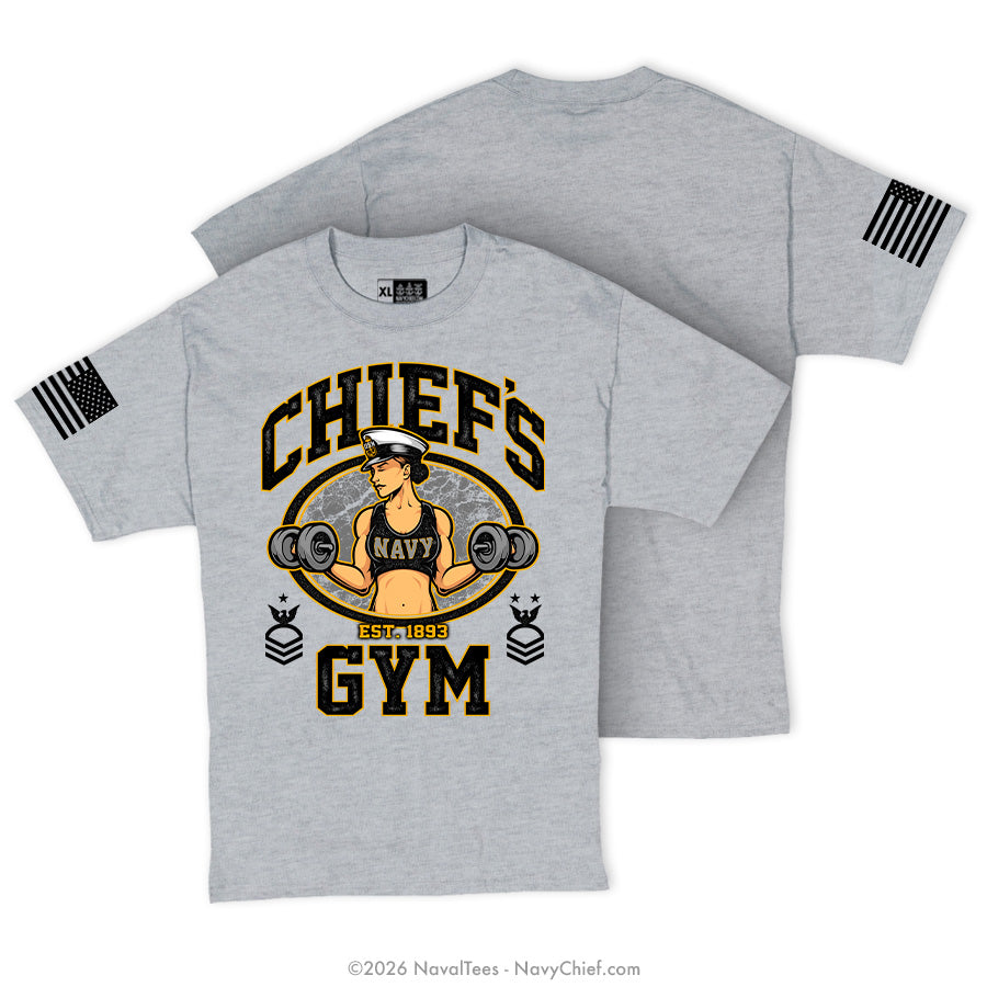 "Chick Chiefs Gym" Tee | Grey