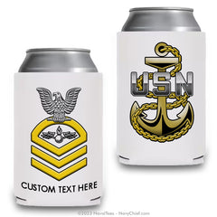 Personalized "Chevron Rating" - 12 oz Can Koozie